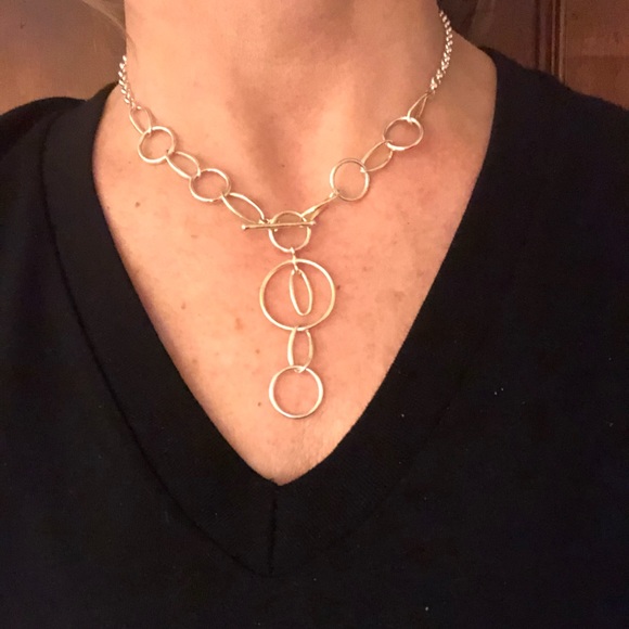 Jewelry - Sterling Silver Toggle Necklace